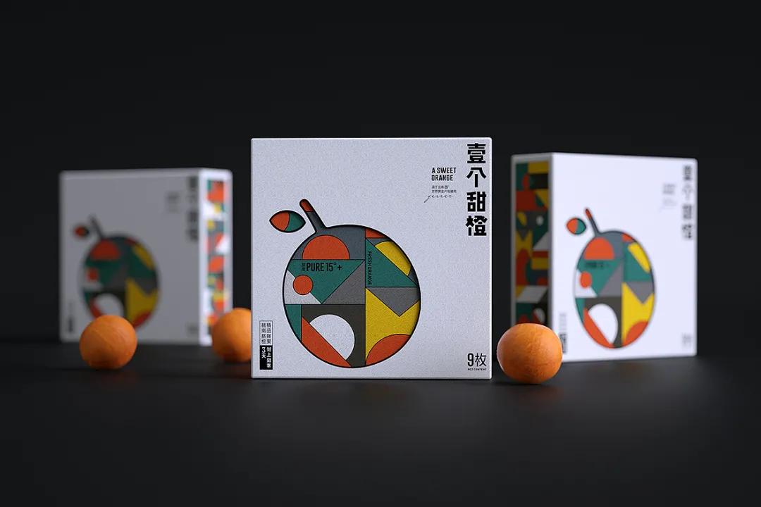 赣南脐橙包装设计(好看有趣的水果包装)